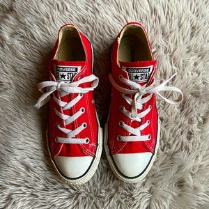 Women’s Red All Star Low Top Converse